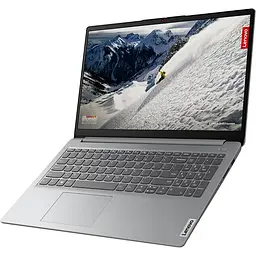 Ноутбук Lenovo AMD Ryzen 7 5700U до 4, 3 ГГц, 8 ядер, 15, 6 дюйма, Full HD, 32 ГБ DDR4, SSD 500 ГБ, графікою AMD Radeon, хмарно- сірий - мініатюра 3