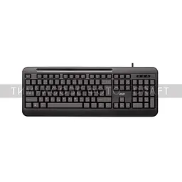 Клавіатура мембранна KM1040 104key, USB-A, EN/UK, чорний 2E teh0013893