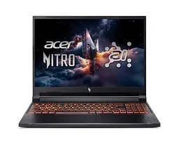 Acer Ноутбук Acer Nitro V 16 ANV16-42 16" WUXGA IPS, AMD R7-260, 32GB, F1TB, NVD5060-8, Lin, чорний