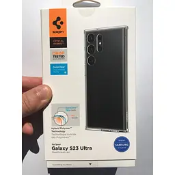 Оригінальний протиударний чохол Spigen Ultra Hybrid для Samsung Galaxy S23 Ultra (6.8") Crystal ACS05646 - мініатюра 2