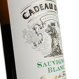 Вино Cadeau Divin Sauvignon Blanc IGP Atlantique біле сухе 0.75 л - мініатюра 3