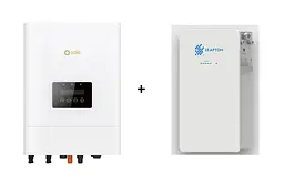 Solis Комплект резервного живлення SL-EO1P5K-ELA05H (1ф, 5kW, 51.2V, 100 Ah, LiFePO4)
