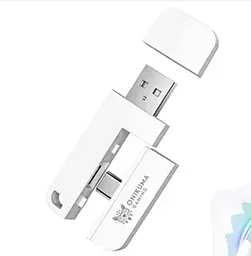 Навушники Bluetooth Onikuma B5 White-Blue - мініатюра 4