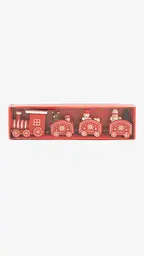 Новорічна іграшка Потяг SW03187 Червоний shop (2000999293061) - мініатюра 4