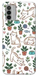 TPU чохол Demsky Cats pattern для Nokia G42