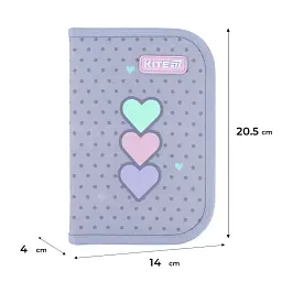 Пенал без наповнення Kite Lovely (K26-621-3) - мініатюра 6
