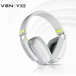 Ігрові бездротові навушники VGN VXE Siren V1 / Два режими підключення / White - мініатюра 2