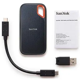 Портативний накопичувач SSD SanDisk Portable Extreme E61 V2 2 TB USB 3.2 Type-C TLC - мініатюра 2