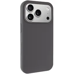Чохол Epik Silk Full Protective (AA) NO LOGO для Apple iPhone 17 Pro / 18 Pro (6.3") Сірий / Dark Gray