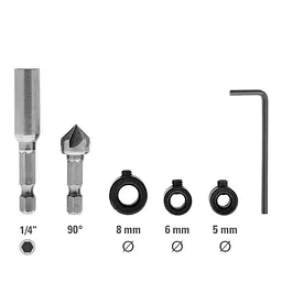Набір біт і свердел Trotec 49 pieces Hexagon Shank Drill and Bit Set (6200001160) - мініатюра 14