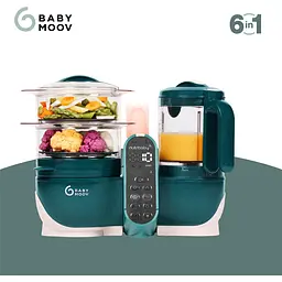 Пароварка-блендер Babymoov Nutribaby+ Opal green (A001136) - мініатюра 4