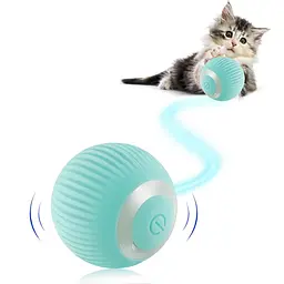 Інтерактивна іграшка для котів Розумний м'яч UFT CatToy 1 Blue - мініатюра 4