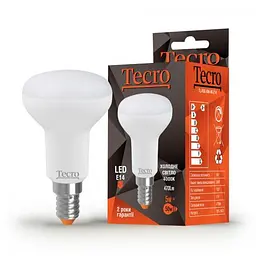 Світлодіодна лампа E14, 5W, 4000K, R50, Tecro, 470 lm, 220V (TL-R50-5W-4K-E14)