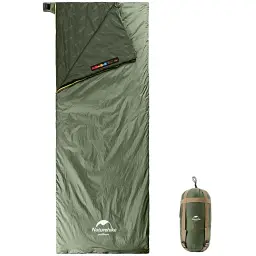 Спальний мішок Naturehike Summer LW180 NH21MSD09 15° R XL green - мініатюра 2