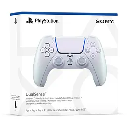 Геймпад Sony Playstation DualSense Bluetooth PS5 Chrome Pearl (1000050600) - мініатюра 5