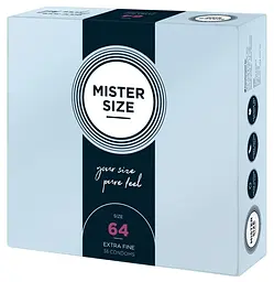 Презервативи Mister Size 64 прозорий 36 шт.