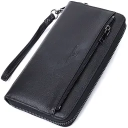 Зручний клатч для чоловіків із натуральної шкіри ST Leather 22681 чорний - мініатюра 1