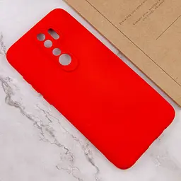 Чохол Silicone Cover Lakshmi Full Camera A для Xiaomi Redmi 9 Червоний / Red - мініатюра 4