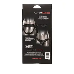 Трусики для страпона Universal Love Rider Platinum Harness, шкірозамінник, чорні - мініатюра 4