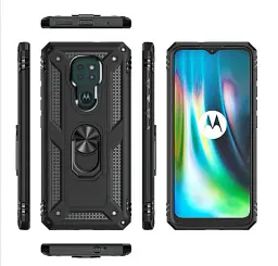 Панель BeCover Military для Motorola G9 / G9 Play / E7 Plus Black (705562) - мініатюра 2