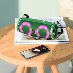 Портативна акустика Hoco Sports BT speaker HC12 бездротова чорна - мініатюра 10