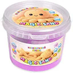 Кінетичний пісок Strateg Magic Sand у відрі 31196 500 г Фіолетовий shop (4823136501670)