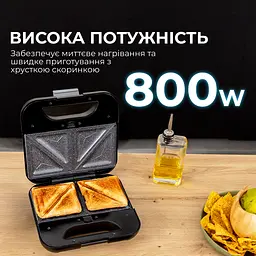 Мультимейкер 3 в 1 (гриль/вафельниця/бутербродниця) CECOTEC Rock&Toast Combo - мініатюра 4