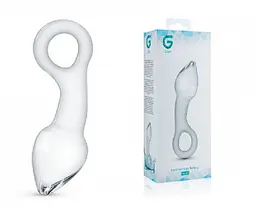 Стеклянный стимулятор простаты, 13.5х4.3 см Gildo Glass Prostate Plug No.13