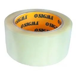 Стрічка клейка прозора 45мм×100м 42мкм SIGMA (8401231)