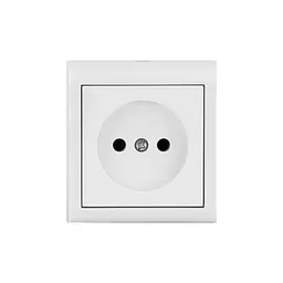 Розетка Ovivo Electric Nivo, одинарна, накладна, біла - мініатюра 2
