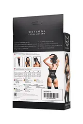 Боді Glossy Wetlook Sherrie L (чорний) - мініатюра 11