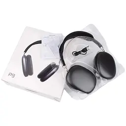 Накладні бездротові навушники Stereo Headset P9 Bluetooth з мікрофоном для iOS Android чорний - мініатюра 2