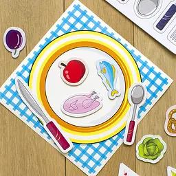 Навчальні пазли. Вивчаємо продукти харчування. Iq-club для малюків (у) 13203003 - мініатюра 5