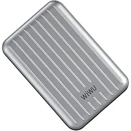 Зовнішній акумулятор WiWU Trunk Series Magnetic PP02 Wireless Charger 5000mAh 20W Silver [104341] - мініатюра 2