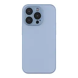 Чохол-накладка скляний матовий із захистом камери Matte AG-Glass Apple iPhone 14 Pro Light Blue