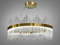 Стильна світлодіодна люстра в спальню 140 Вт Diasha 839/600BR