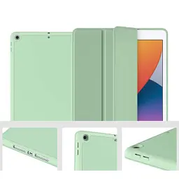 Чохол до планшета BeCover Tri Fold Soft TPU Silicone Apple iPad Air 4 10.9 2020/2021 Green (706871) (706871) - миниатюра 3