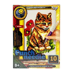 Набір для творчості "Punch Needle: Котик" PN-01-07 килимова вишивка