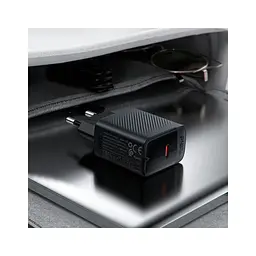 Зарядний пристрій Acefast USB-C 20W + Type-C cable A82 Fast Charger Black (6974316280057) - мініатюра 7