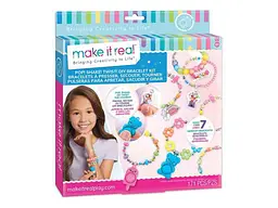 Набір для творчості MAKE IT REAL Make it Real створення шарм-браслетів "Натискай! Крути! Перевертай!"
