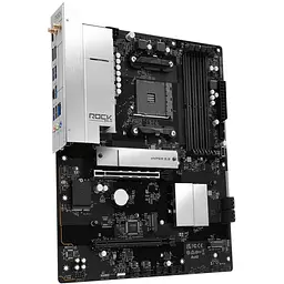 ASRock B550 Rock WiFi (AM4/B550, 4*DDR4, 2xPCIex16, HDMI, 4xSATA, 3xM.2, 2.5GLan, 7.1ch, ATX) - мініатюра 3