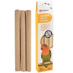 Flamingo sanded perch covers жердочка з піщаним покриттям для птахів 18 мм 3 од