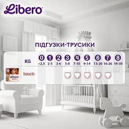 Підгузки-трусики Libero Touch Pants 6 (13-20 кг), 24 шт. - мініатюра 11