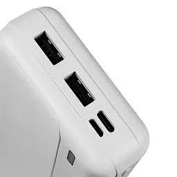 Power Bank Grunhelm портативна батарея 20.000 mAh білий (137522) - мініатюра 4