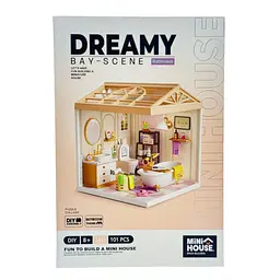 Конструктор-румбокс Mini House серії Інтер'єр - Ванна кімната (8009)