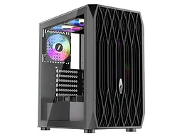Корпус 1stPlayer AY7-BK-4F1 Black