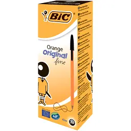 Ручка масляна Bic Orange, чорна (bc1199110114) - мініатюра 2