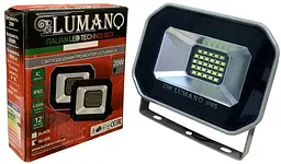 Світлодіодний прожектор 20w Сірий SMD LU-TURBO-20-SILVER 6500 K IP65 TM LUMANO