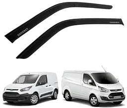 Дефлектори вікон вітровики для Ford Tourneo / Transit Custom Скотч 3M Voron Glass