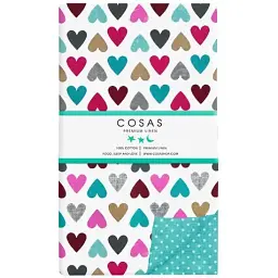 Комплект постільної білизни дитячий Cosas Love 110 х 140 см (LoveMint_140) - мініатюра 2